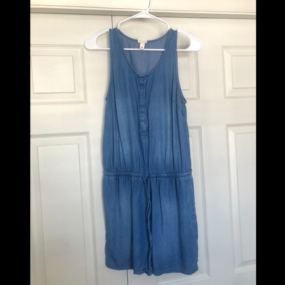 Chambray Romper